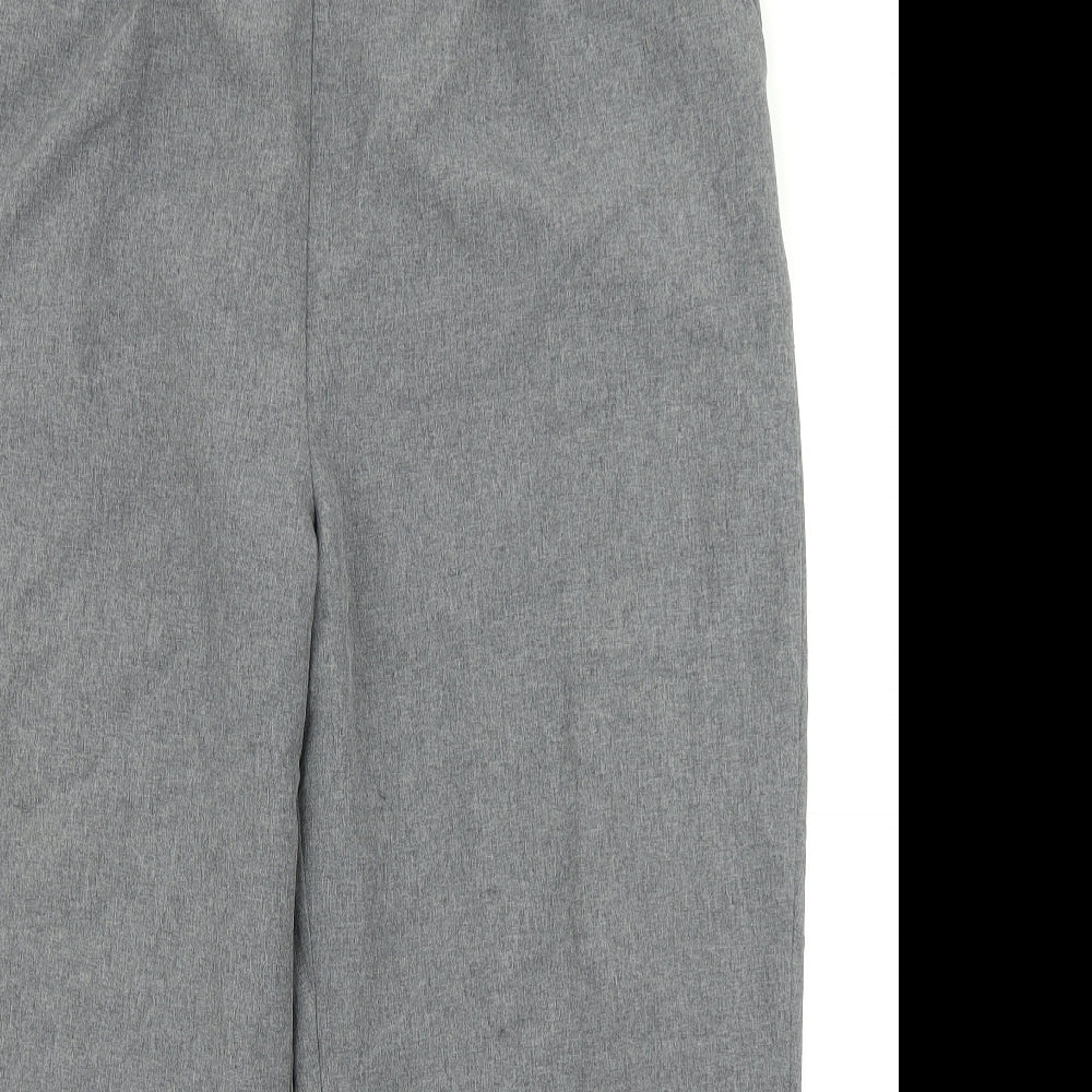 Womens UK Size 20 BM Regular Fit Dress Pants Grey Trousers