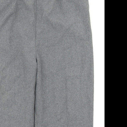 Womens UK Size 20 BM Regular Fit Dress Pants Grey Trousers