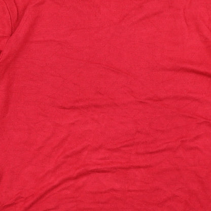 Womens UK Size 10 M&S Collection Red Pullover Jumper
