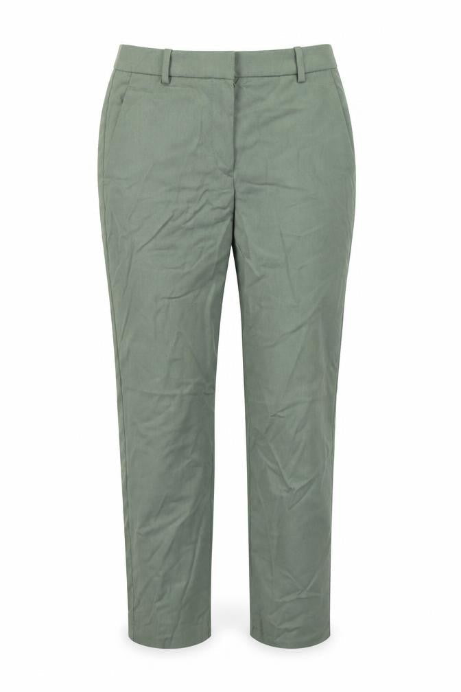 Womens UK Size 6 H&M Regular Fit Dress Pants Green Trousers