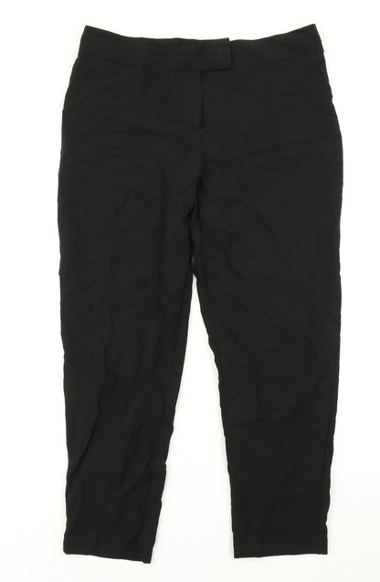George Womens Black   Dress Pants Trousers Size 12 L23 in