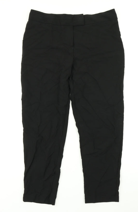 George Womens Black   Dress Pants Trousers Size 12 L23 in