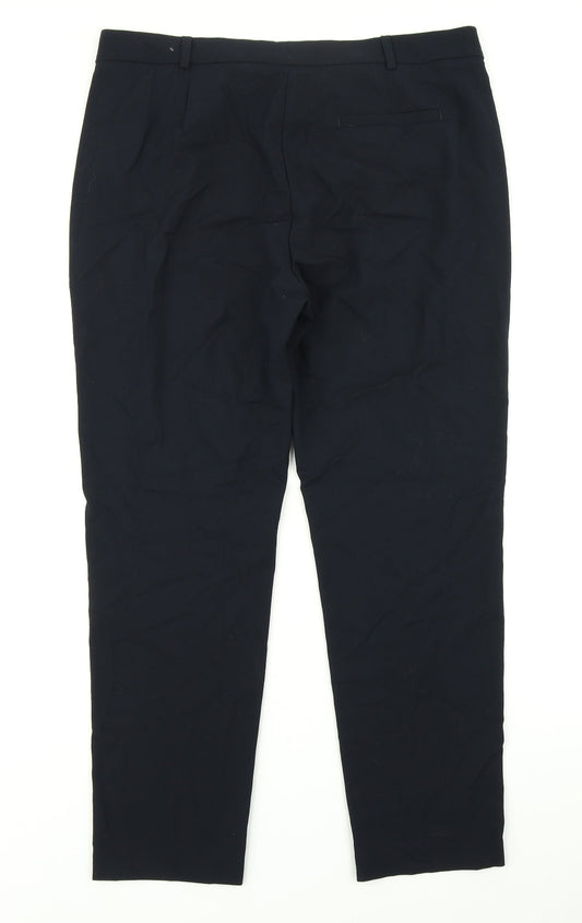 M&S Collection Womens Blue   Dress Pants Trousers Size 14 L24 in