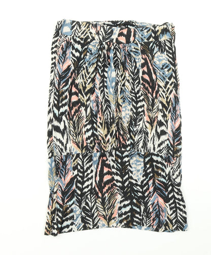 Womens UK Size XS H&M Blue Basic T-Shirt
