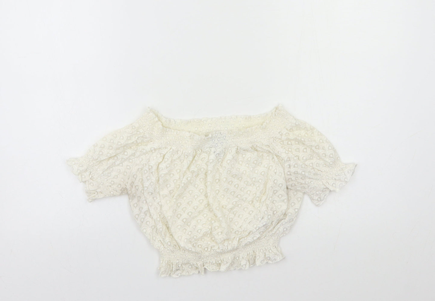 Womens UK Size 12 New Look White Basic