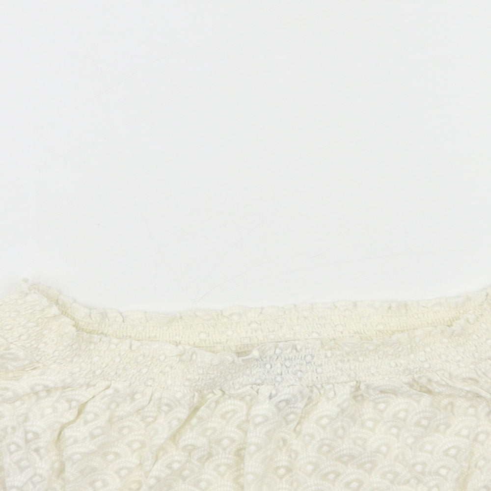 Womens UK Size 12 New Look White Basic