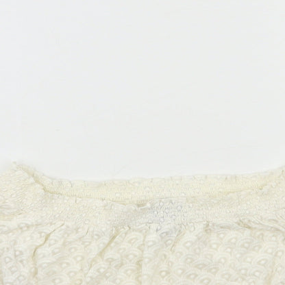 Womens UK Size 12 New Look White Basic