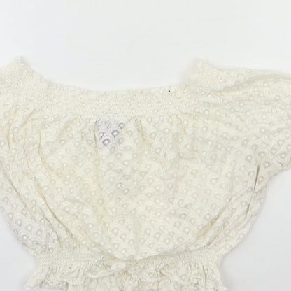 Womens UK Size 12 New Look White Basic