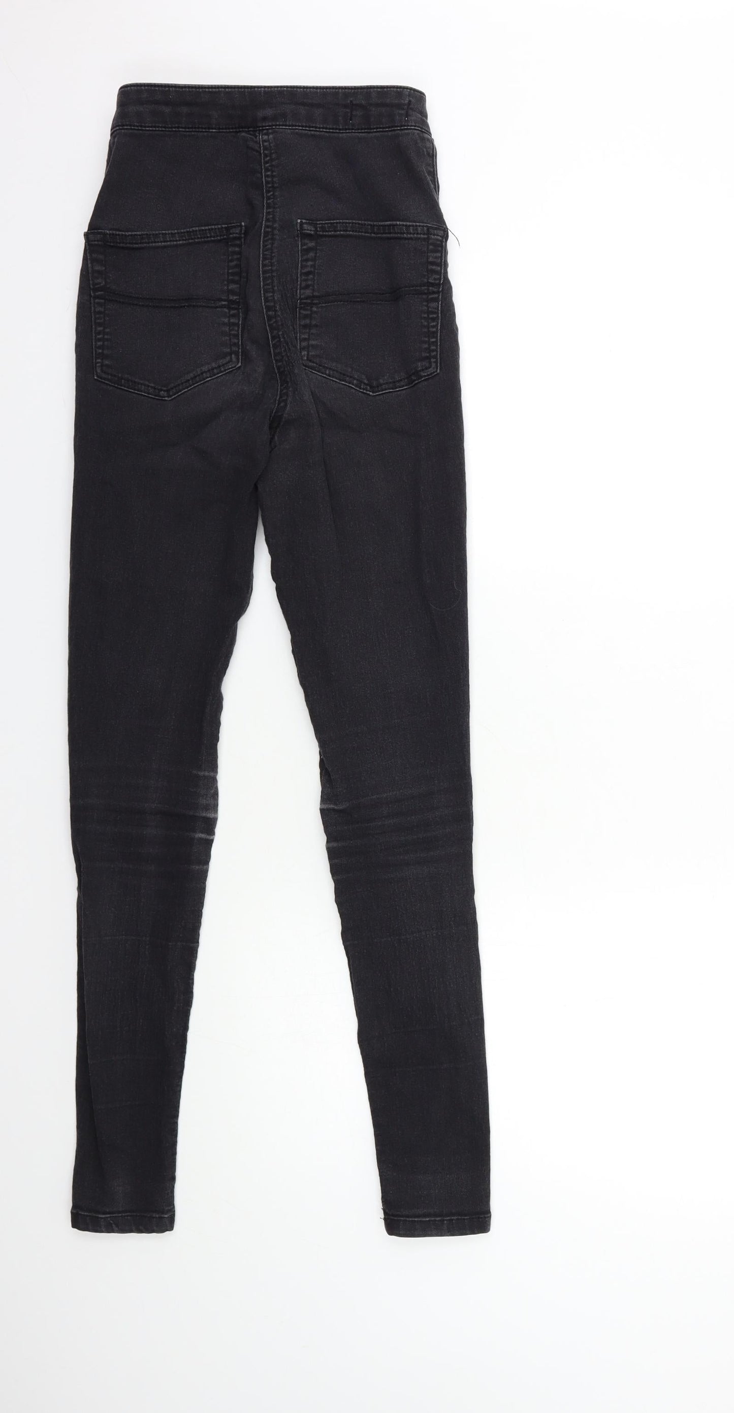 COLLUSION Womens Black  Denim Skinny Jeans Size 25 in L34 in