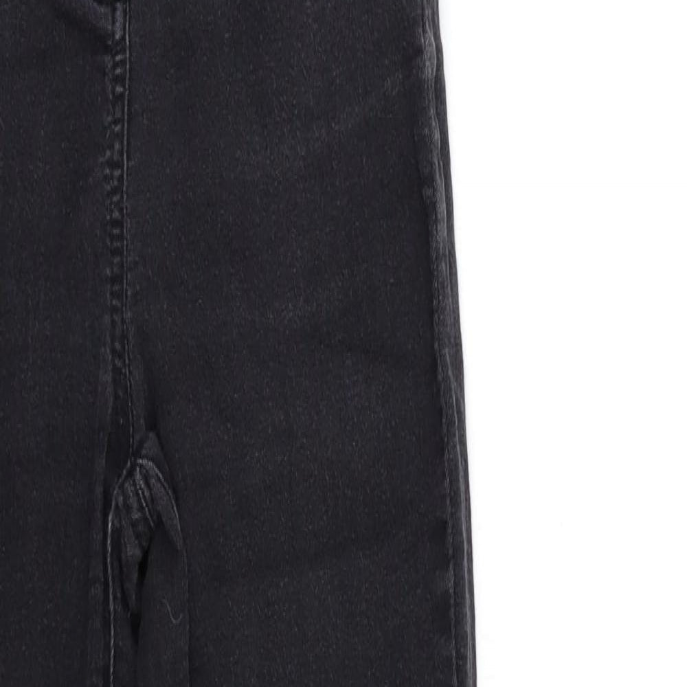 COLLUSION Womens Black  Denim Skinny Jeans Size 25 in L34 in