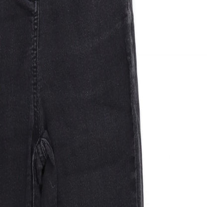 COLLUSION Womens Black  Denim Skinny Jeans Size 25 in L34 in