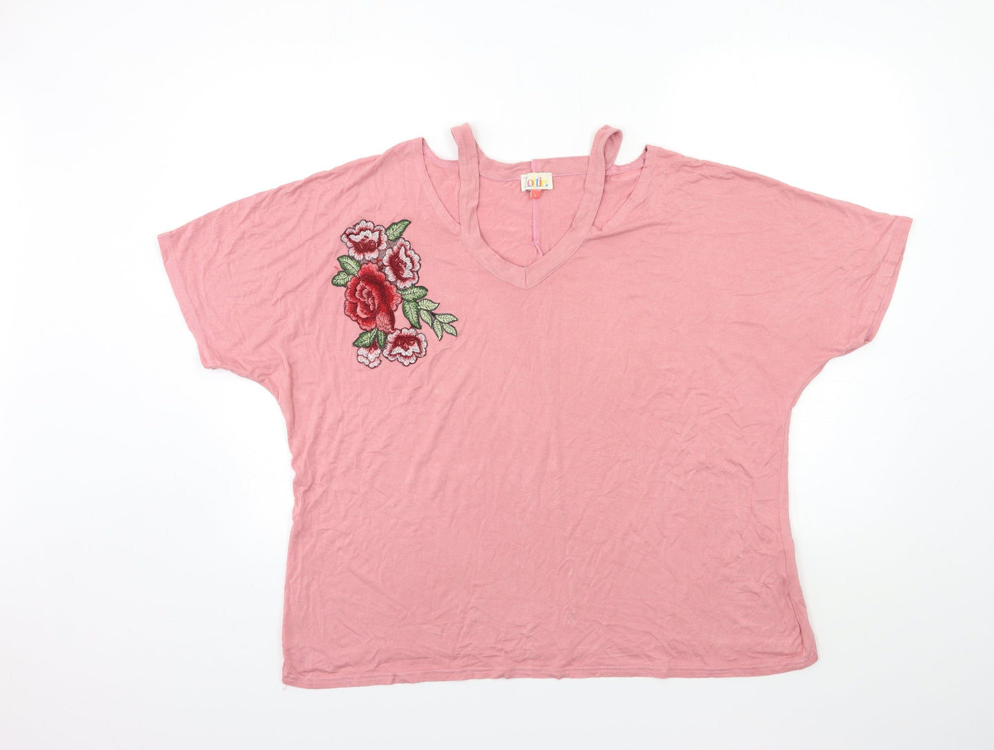Womens UK Size L Lottie Pink  T-Shirt