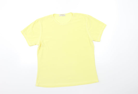 Bonmarché Womens Yellow   Basic T-Shirt Size M