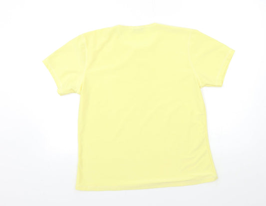 Bonmarché Womens Yellow   Basic T-Shirt Size M