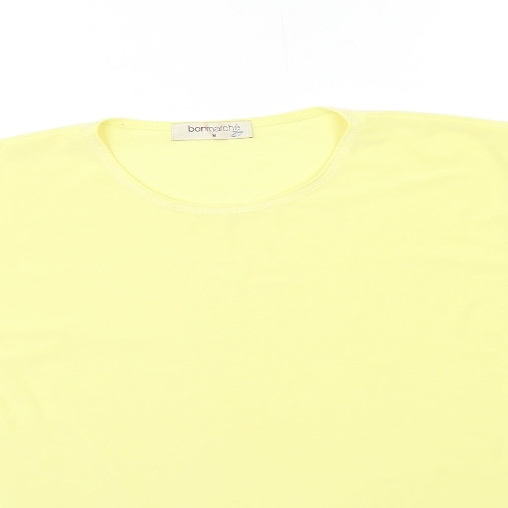 Bonmarché Womens Yellow   Basic T-Shirt Size M