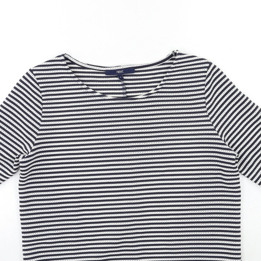 Womens UK Size 8 NEXT Blue Basic T-Shirt