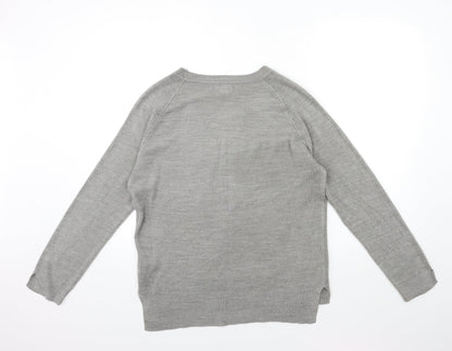 Primark Womens Grey  Knit Pullover Jumper Size 12