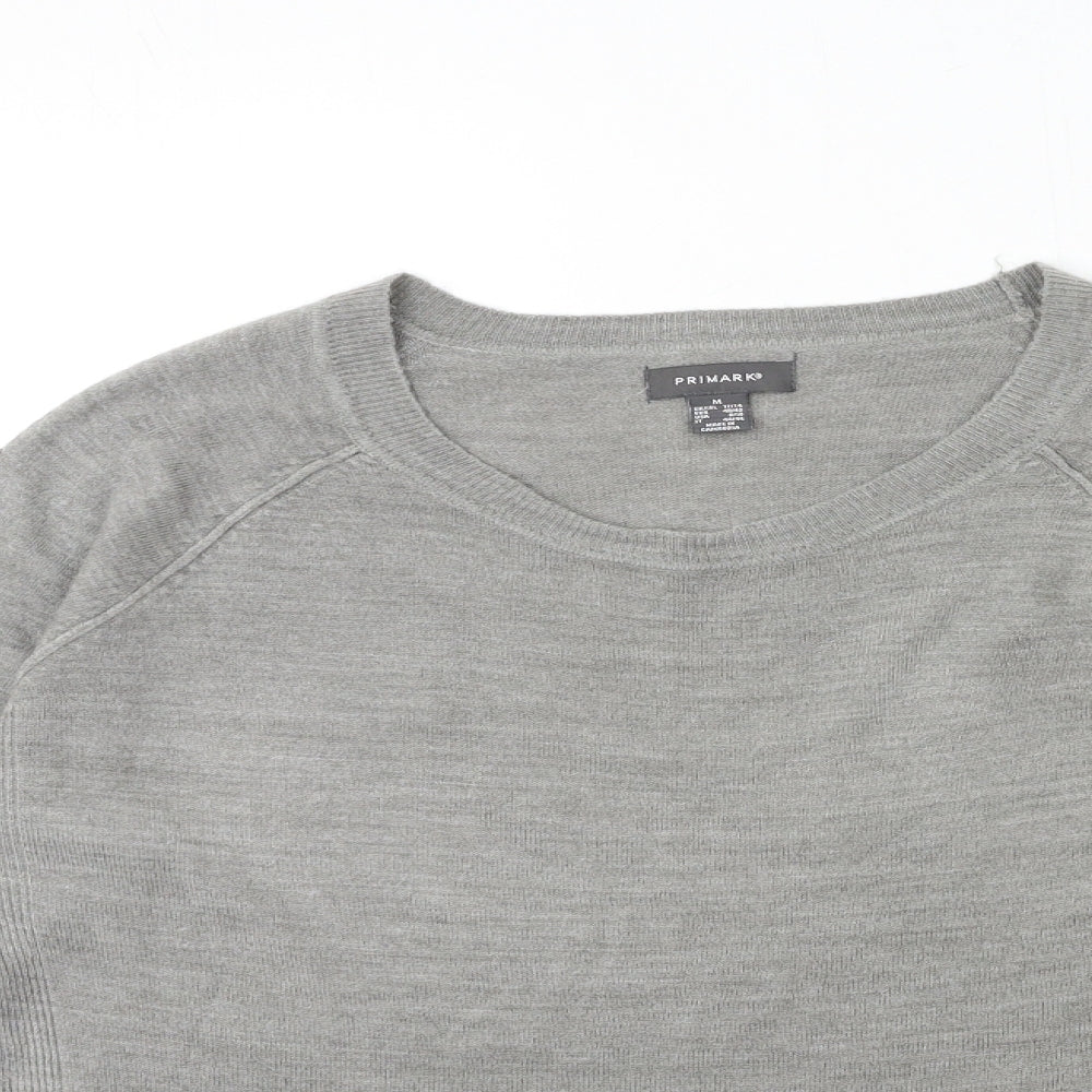 Primark Womens Grey  Knit Pullover Jumper Size 12