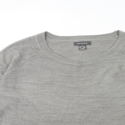 Primark Womens Grey  Knit Pullover Jumper Size 12