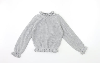 Womens UK Size S CAMEO ROSE Grey Pullover Jumper