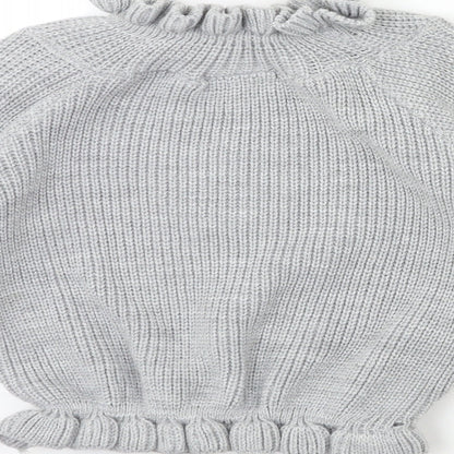 Womens UK Size S CAMEO ROSE Grey Pullover Jumper
