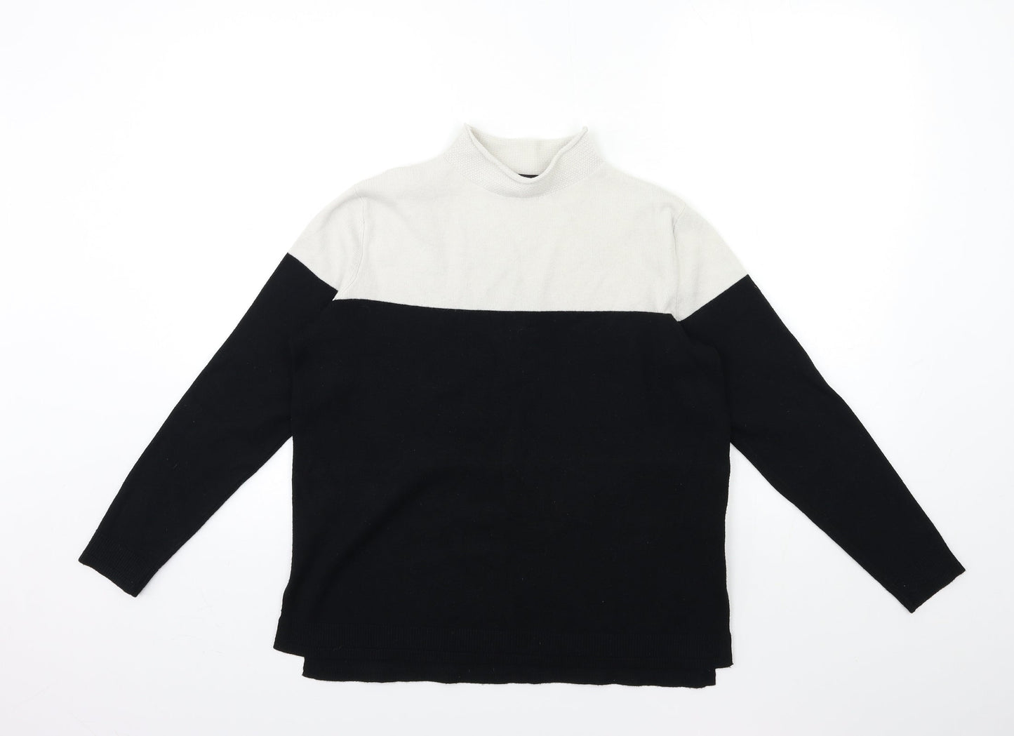 Womens UK Size 12 Marks and Spencer Black Pullover Jumper