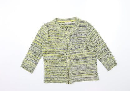 Womens UK Size 12 Marks and Spencer Yellow Cardigan Jumper