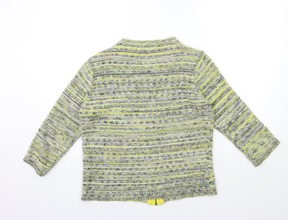 Womens UK Size 12 Marks and Spencer Yellow Cardigan Jumper