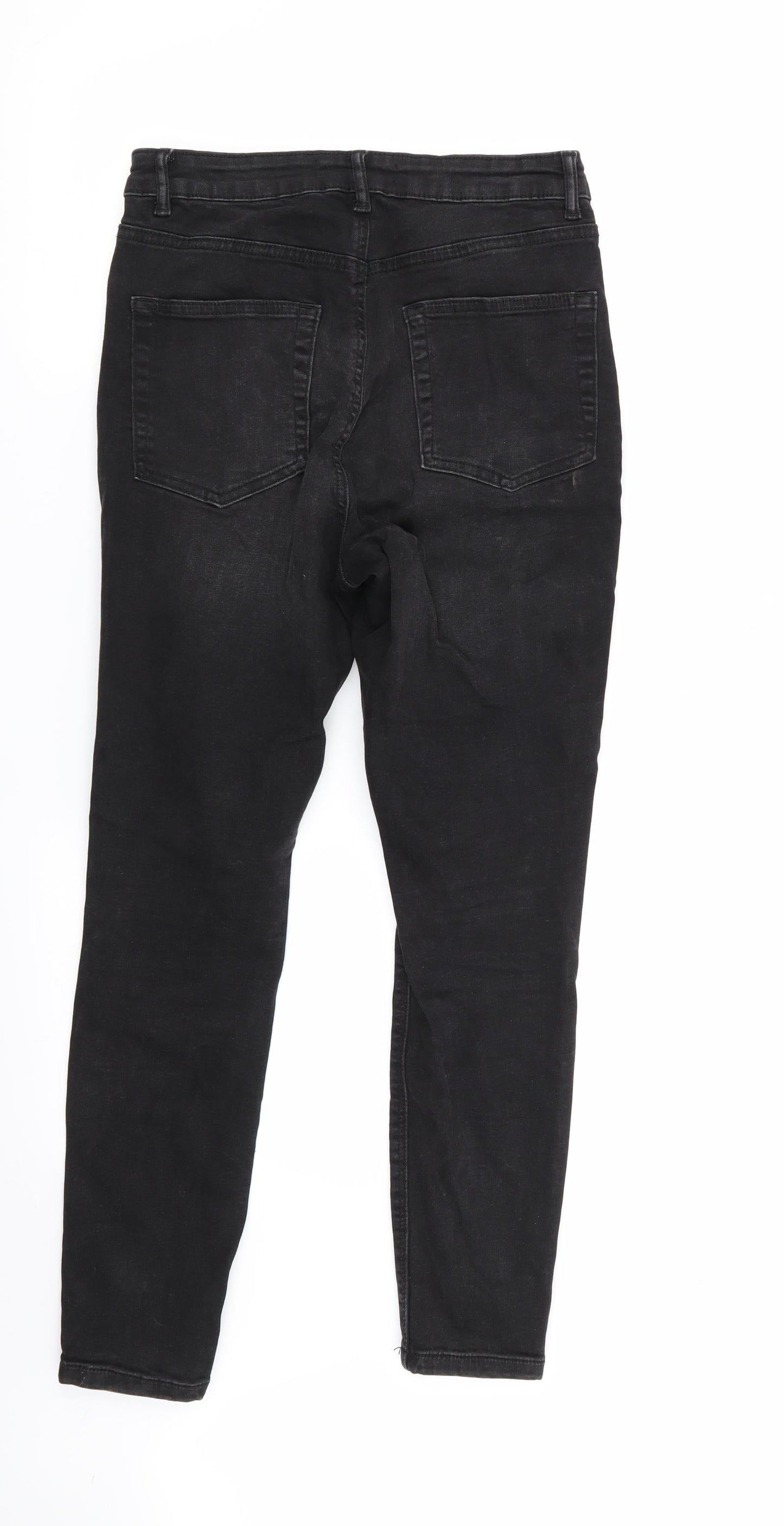 Womens UK Size 12 denim and co Regular Fit Skinny Black Jeans