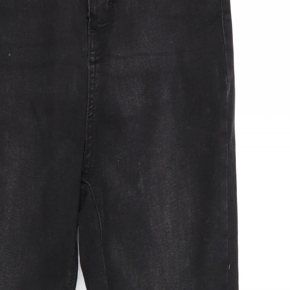 Womens UK Size 12 denim and co Regular Fit Skinny Black Jeans
