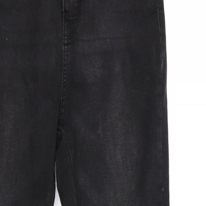 Womens UK Size 12 denim and co Regular Fit Skinny Black Jeans