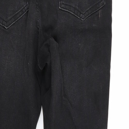 Womens UK Size 12 denim and co Regular Fit Skinny Black Jeans