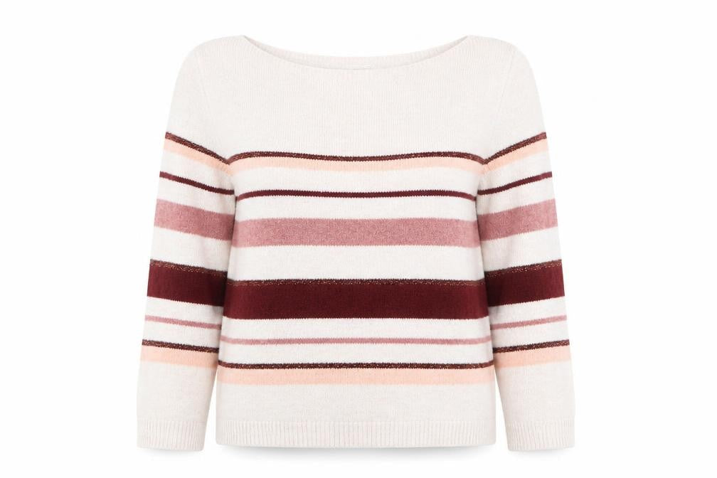 Womens UK Size M Peacocks Multicoloured Pullover Jumper