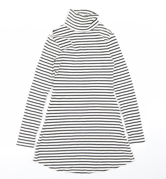 Brave Soul Womens Multicoloured Striped  Fit & Flare  Size S