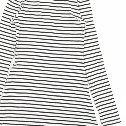 Brave Soul Womens Multicoloured Striped  Fit & Flare  Size S