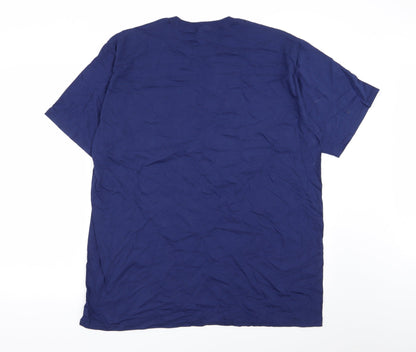 Port & Company Mens Blue    T-Shirt Size XL