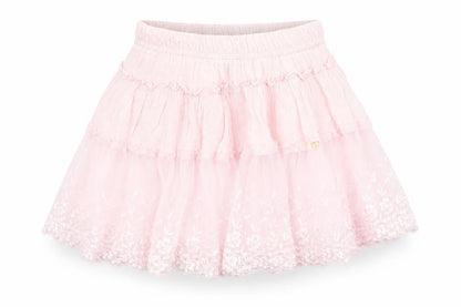 naqu Girls Pink Floral  Flare Skirt Size 5-6 Years