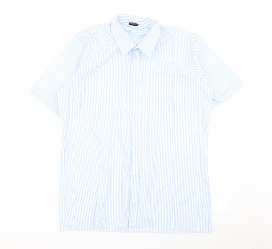 Mens UK Size L d amigo Multicoloured  Button-Up Short Sleeve Casual Shirt
