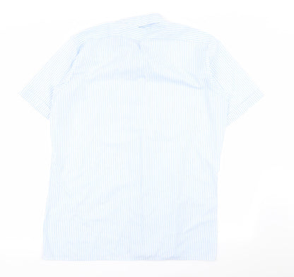Mens UK Size L d amigo Multicoloured  Button-Up Short Sleeve Casual Shirt