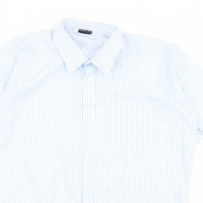 Mens UK Size L d amigo Multicoloured  Button-Up Short Sleeve Casual Shirt