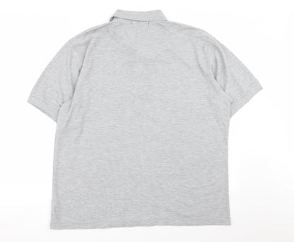 st bernard Mens Grey    Polo Size L