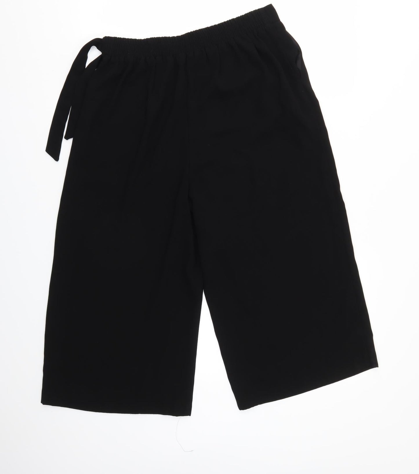 George Womens Black   Trousers  Size 12 L20 in - stretch waistband