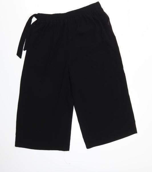 George Womens Black   Trousers  Size 12 L20 in - stretch waistband