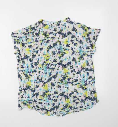 EAST  Womens Multicoloured Floral  Basic T-Shirt Size 14