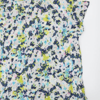 EAST  Womens Multicoloured Floral  Basic T-Shirt Size 14