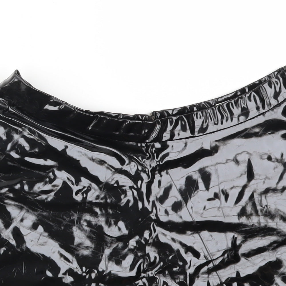 Hearts & Bows Womens Black   Flare Skirt Size 10