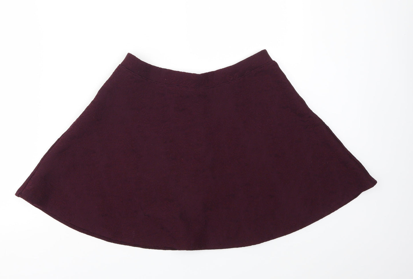 FOREVER 21 Womens Purple   Flare Skirt Size M