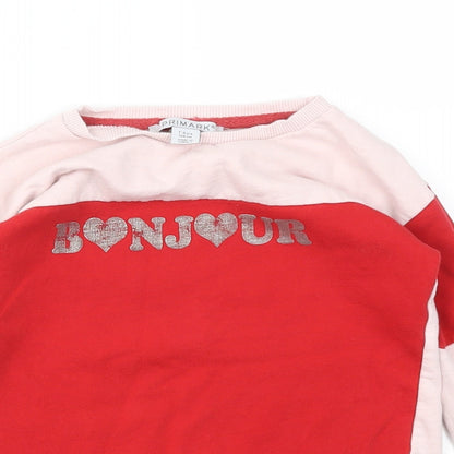 Primark Girls Multicoloured   Pullover Jumper Size 7-8 Years