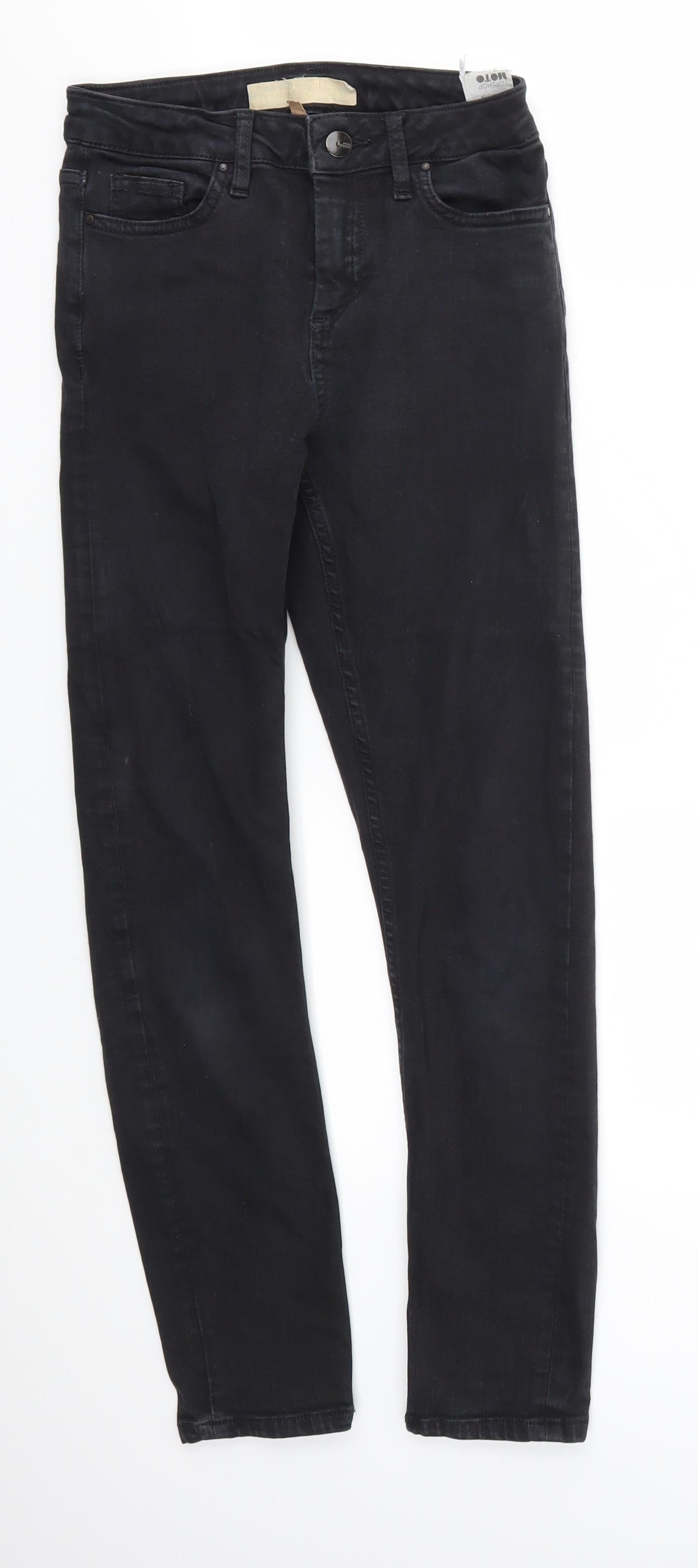 Topshop Womens Black   Skinny Jeans Size 25 in L28 in