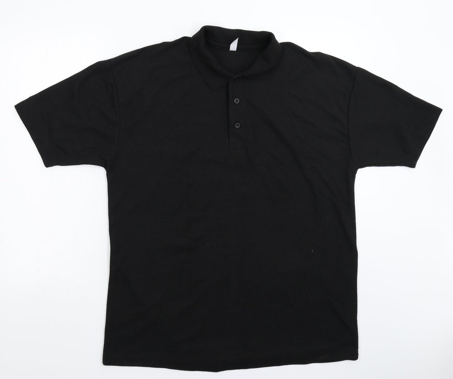 Preworn Mens Black    Polo Size 2XL